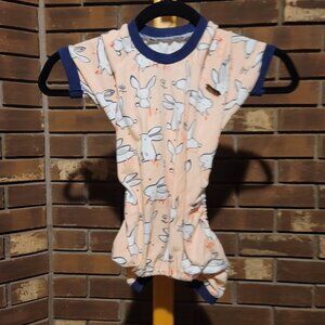 FitWarm Bunny Garden Bamboo Pet Pajamas Dog PJs Rabbit - Size XL